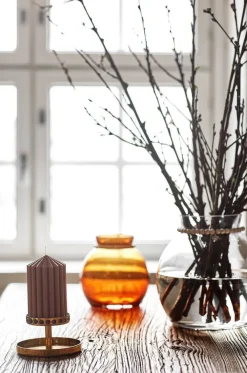 Kultatuikku kynttilänjalka messinki*Aarikka Best