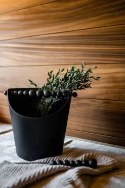 Nuppu saunakiulu musta*Aarikka Hot