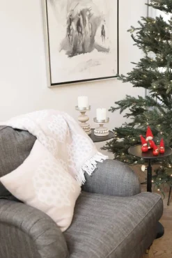 tyynynpäällinen Pässi 43 cm beige/valkoinen*Aarikka Outlet