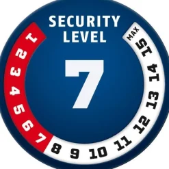 taittolukko Bordo 5700/80 musta*Abus Discount