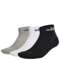 Online Adidas sukat Linear Ankle Cushioned 3 pr / pkt IC1304 Grey/white/black
