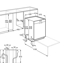 astianpesukone FFB62407ZW 45 cm valkoinen*Aeg Sale