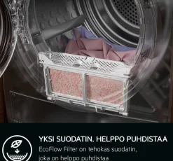 Hot Aeg kuivausrumpu TR832J84F 8 kg kondensoiva