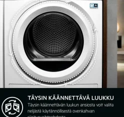 kuivausrumpu TR934N85C 8 kg*Aeg Outlet