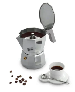MOKA Espresso pannu 3:lle kupille alumiini*Alessi Best