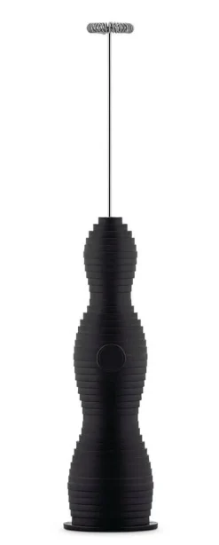 Discount Alessi Pulcina maidonvaahdotin musta