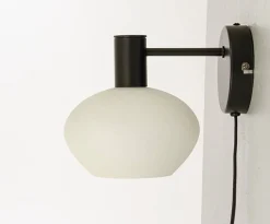 Sale Aneta Lighting Bell seinävalaisin musta/valkoinen