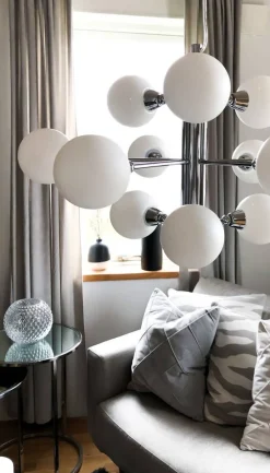 Discount Aneta Lighting Fidelio 12-os. kattovalaisin kromi