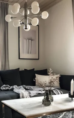 Discount Aneta Lighting Fidelio 12-os. kattovalaisin kromi