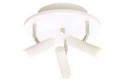 Aneta Lighting kattospotti Artic LED  3-os. pyöreä valkoinen/kromi* Outlet