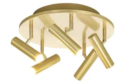 Aneta Lighting kattospotti Artic LED 5-os. pyöreä mattamessinki* Online