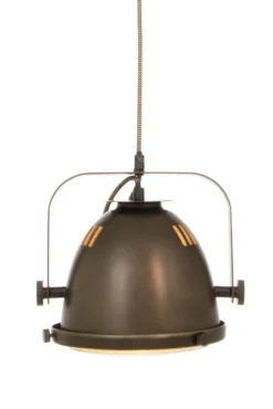 Online Aneta Lighting kattovalaisin Alaska antiikkipuu/harmaa rauta