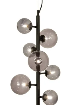 Outlet Aneta Lighting kattovalaisin Molekyl musta 7-os.