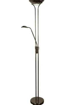 Aneta Lighting lattiavalaisin Nice LED uplight mustakromi* Hot