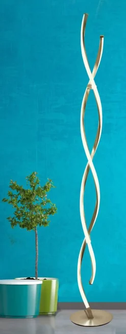 Aneta Lighting led lattiavalaisin Swirl teräs*