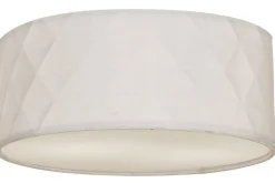 Aneta Lighting plafondi Bendir ø 38 valkoinen kohokuvio* Best