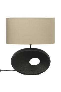Aneta Lighting pöytävalaisin Ellipse musta/beige* Outlet