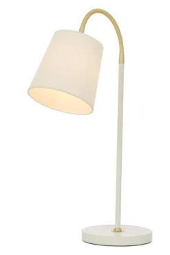 Aneta Lighting pöytävalaisin Ljusdal mattamessinki/valkoinen