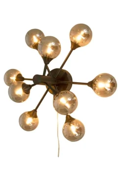 Aneta Lighting seinä/kattovalaisin Cosmos musta* Sale