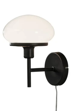 Aneta Lighting seinävalaisin New August musta/valkoinen* Best