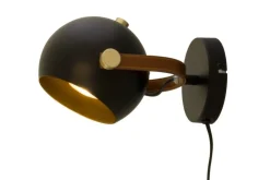 New Aneta Lighting seinävalaisin Bow musta