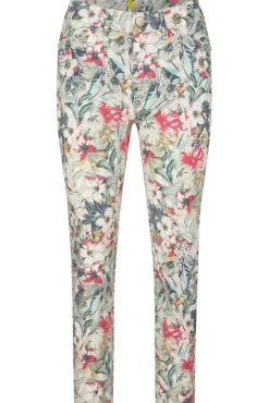 New Anna Montana housut Angelika Slim Fit 7/8 Athen Flower