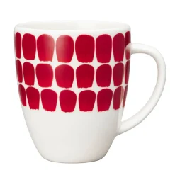 24h Tuokio muki 0,34 L puna/valkoinen*Arabia Hot