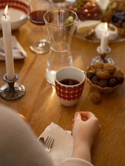 24h Tuokio muki 0,34 L puna/valkoinen*Arabia Hot