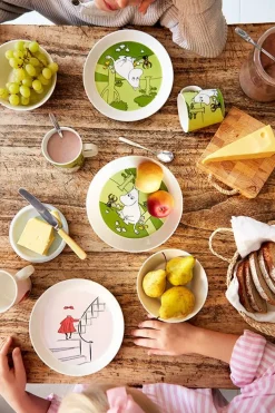 Hot Moomin Arabia Muumi Lautanen Muumipeikko nurmenvihreä 19 cm