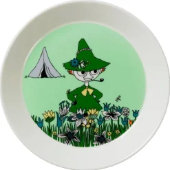 Clearance Moomin Arabia Muumi Lautanen Nuuskamuikkunen 19 cm vihreä