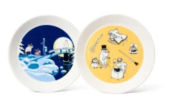 Arabia Muumi lautaset 19 cm Toimisto&Talviyö*Moomin Sale