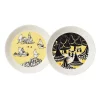 Arabia Muumi Lautassetti Keltainen&hurraa 19 cm 2 kpl*Moomin Best