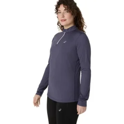 Hot Asics paita Core LS 1/2 Zip Winter Top W 500 INDIGO FOG