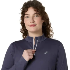 Hot Asics paita Core LS 1/2 Zip Winter Top W 500 INDIGO FOG
