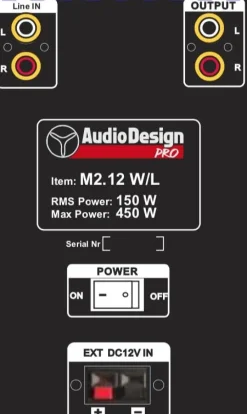 Hot AudioDesignPRO kannettava akkukäyttöinen 12