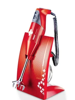 sauvasekoitin M200 SwissLine punainen Sveitsin lipulla*Bamix