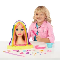 kampauspää Neon Rainbow Deluxe*Barbie Clearance