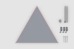 New Bent katossetti harmaa/punainen