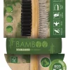 koiran harja Bamboo kaksipuoleinen*Best Friend Clearance
