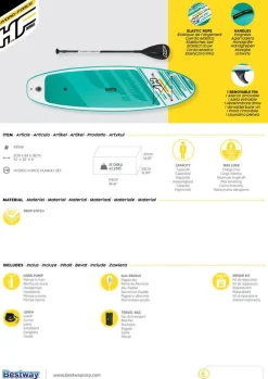 Clearance Bestway SUP-lauta Hydro-Force Huaka'I 305x84 cm