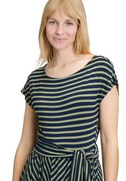 Hot Betty Barclay mekko 1750 1409 midi dark blue / green 8857