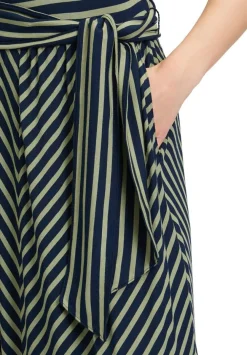 Hot Betty Barclay mekko 1750 1409 midi dark blue / green 8857