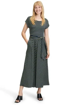 Hot Betty Barclay mekko 1750 1409 midi dark blue / green 8857