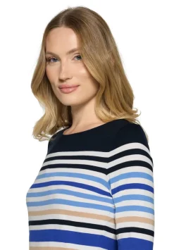 Hot Betty Barclay paita 2736 1755 Dark Blue / Cream 8813