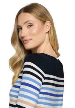 Hot Betty Barclay paita 2736 1755 Dark Blue / Cream 8813