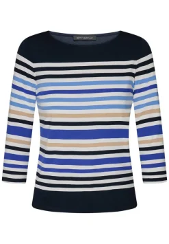 Hot Betty Barclay paita 2736 1755 Dark Blue / Cream 8813