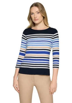 Hot Betty Barclay paita 2736 1755 Dark Blue / Cream 8813