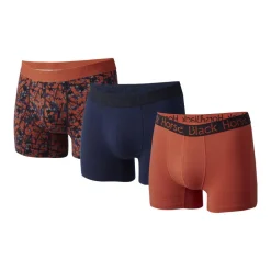 Black Horse bokserit 3 kpl I102 9301 Cognac / Midnight