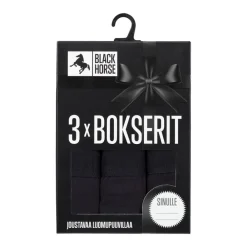 Hot Black Horse bokserit 3kpl I126 1210 black