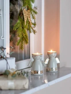 kynttilälyhty Faella valkoinen 2 kpl*Bloomingville Discount